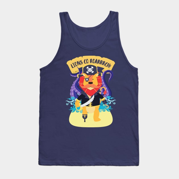 Pirates lion go roarrgh Tank Top by GiveMeThatPencil